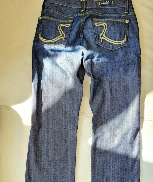 Unique look ! Rock & Republic blue jeans - Picture 6 of 14